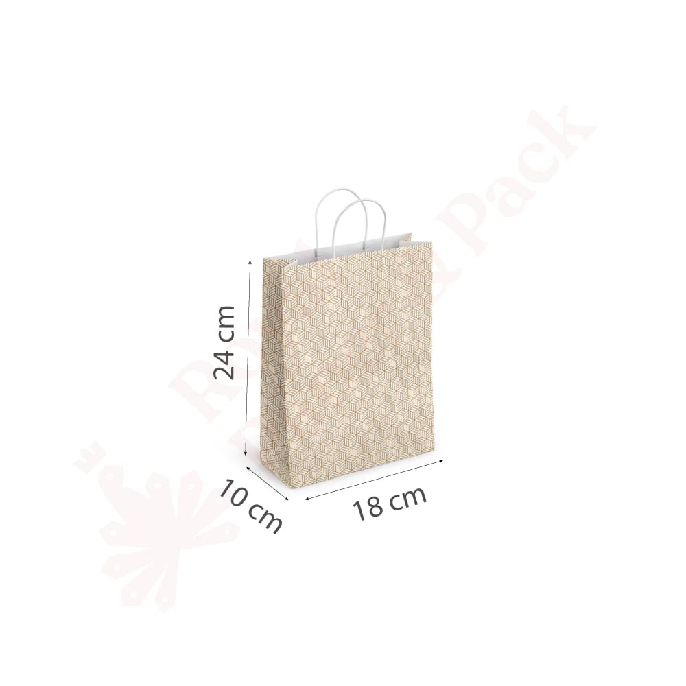 Bolsas Kraft VXS - Ladrillos Ocre 