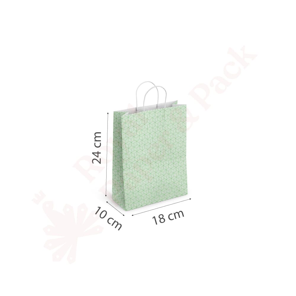 Bolsas Kraft VXS - Ladrillos Verde 